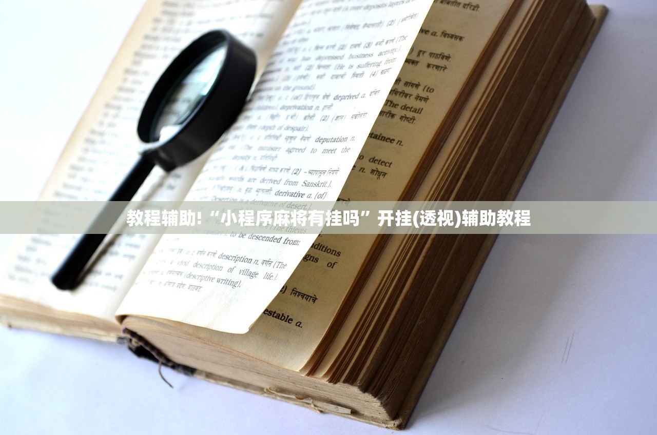 教程辅助!“小程序麻将有挂吗”开挂(透视)辅助教程