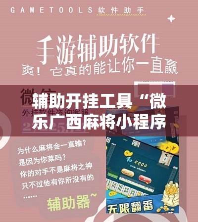 辅助开挂工具“微乐广西麻将小程序开挂神器	”详细开挂教程