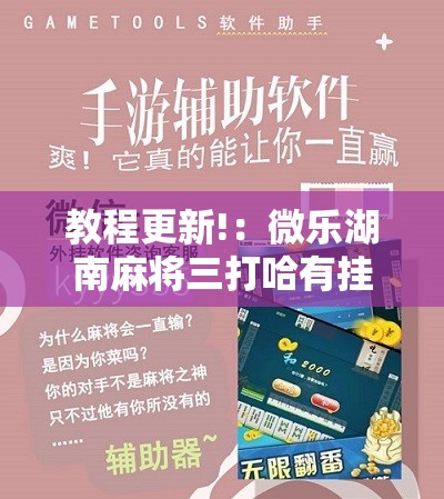教程更新!：微乐湖南麻将三打哈有挂吗”2026开挂教程步骤