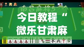 今日教程“微乐甘肃麻将可以开挂吗	”开挂(透视)辅助教程