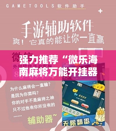 强力推荐“微乐海南麻将万能开挂器”科技辅助神器手机版