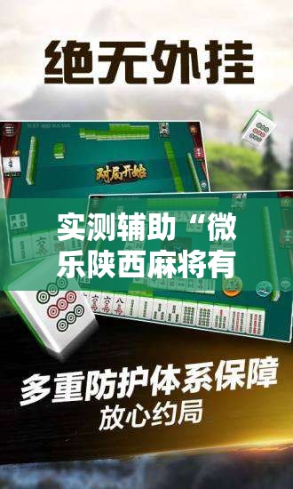 实测辅助“微乐陕西麻将有没有神器”科技辅助神器手机版