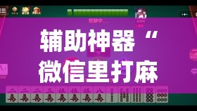 辅助神器“微信里打麻将必赢神器开挂方法	”(透视)其实确实有挂