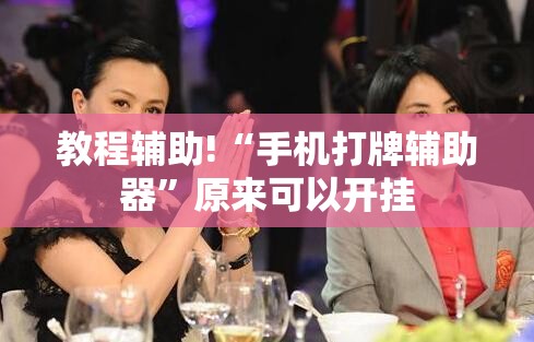 教程辅助!“手机打牌辅助器”原来可以开挂