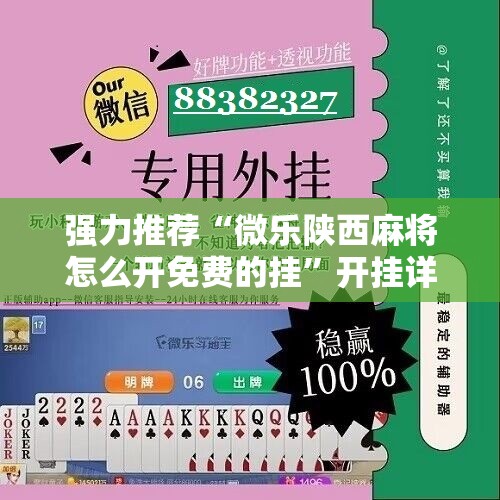 强力推荐“微乐陕西麻将怎么开免费的挂”开挂详细教程
