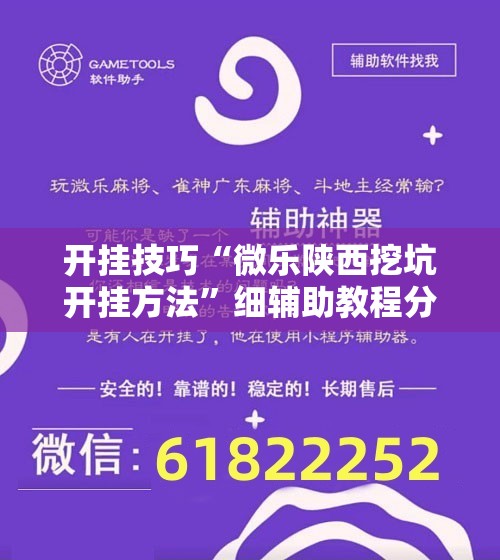 开挂技巧“微乐陕西挖坑开挂方法”细辅助教程分享