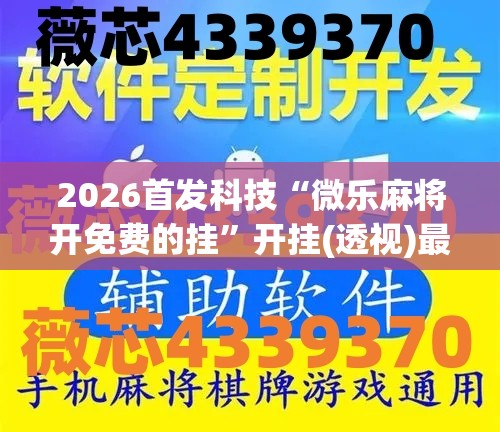 2026首发科技“微乐麻将开免费的挂”开挂(透视)最新辅助详细