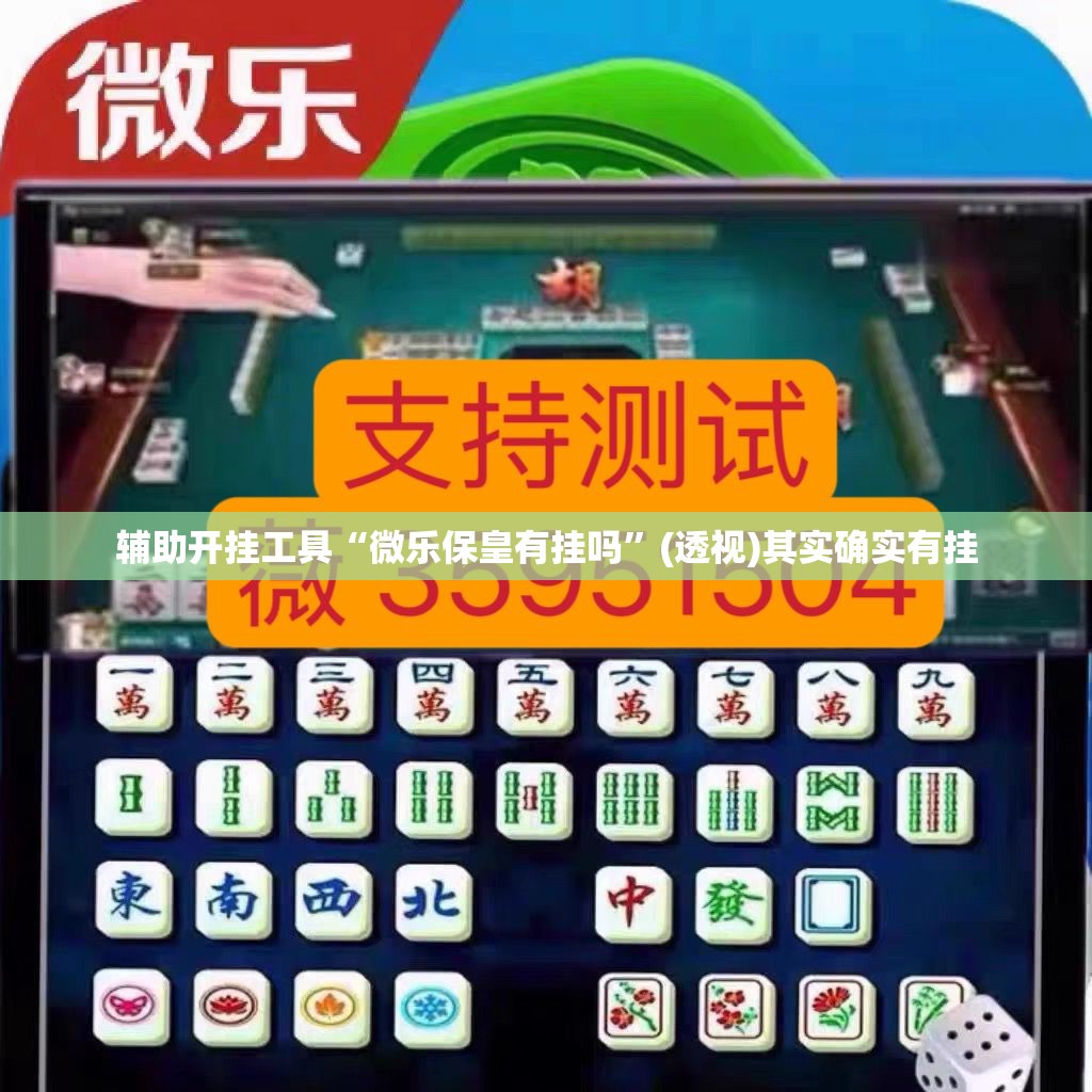 辅助开挂工具“微乐保皇有挂吗”(透视)其实确实有挂