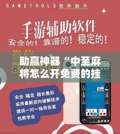助赢神器“中至麻将怎么开免费的挂”科技辅助神器手机版