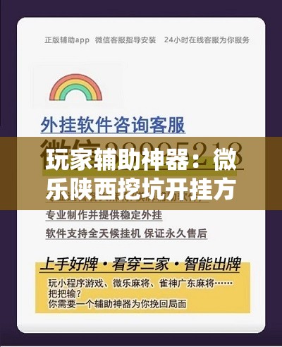 玩家辅助神器：微乐陕西挖坑开挂方法”详细分享装挂步骤