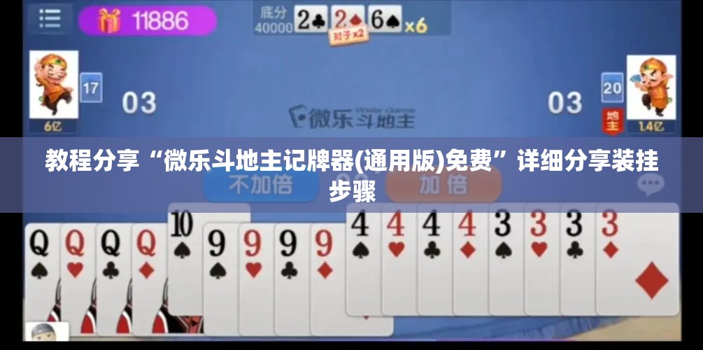 教程分享“微乐斗地主记牌器(通用版)免费”详细分享装挂步骤