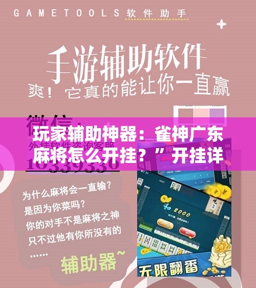 玩家辅助神器：雀神广东麻将怎么开挂？”开挂详细教程