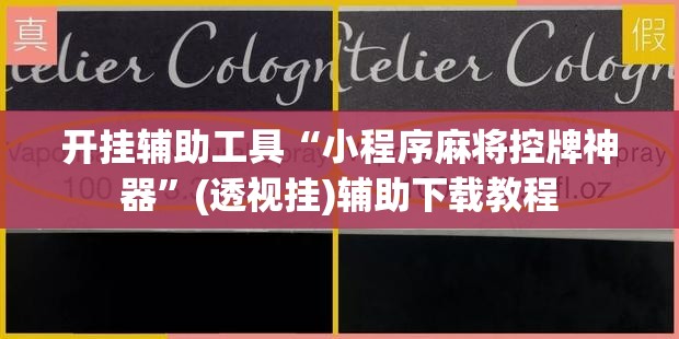 开挂辅助工具“小程序麻将控牌神器”(透视挂)辅助下载教程
