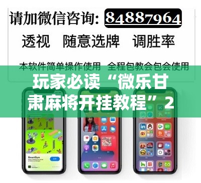 玩家必读“微乐甘肃麻将开挂教程	”2026开挂教程步骤