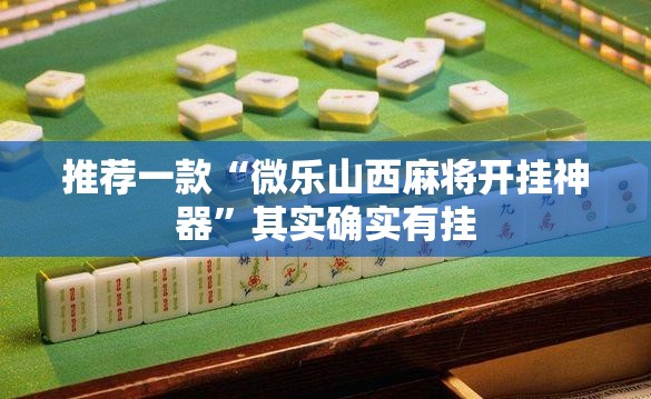 推荐一款“微乐山西麻将开挂神器	”其实确实有挂