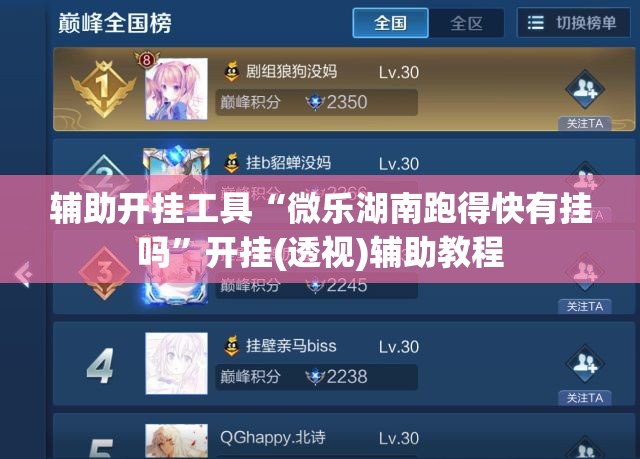 辅助开挂工具“微乐湖南跑得快有挂吗”开挂(透视)辅助教程