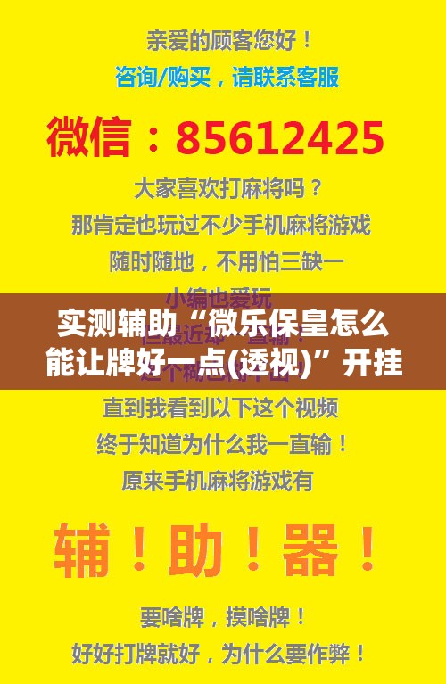 实测辅助“微乐保皇怎么能让牌好一点(透视)”开挂辅助脚本+详细开挂安装教程