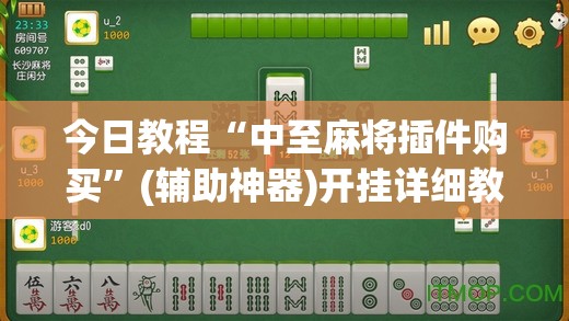 今日教程“中至麻将插件购买”(辅助神器)开挂详细教程