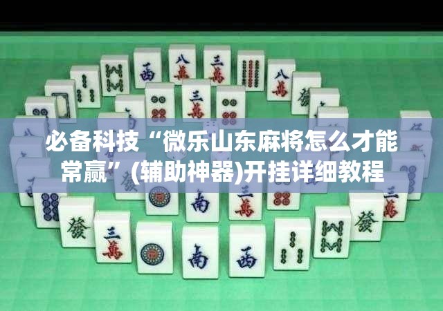 必备科技“微乐山东麻将怎么才能常赢”(辅助神器)开挂详细教程
