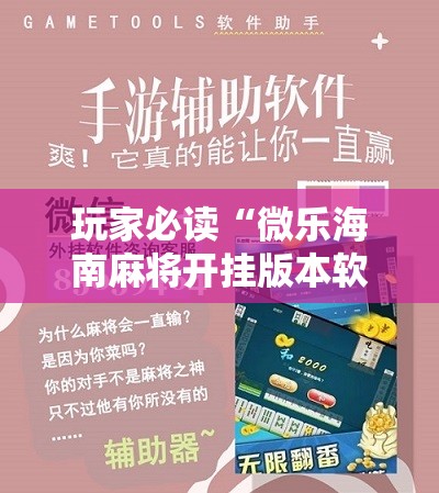 玩家必读“微乐海南麻将开挂版本软件下载”开挂详细教程