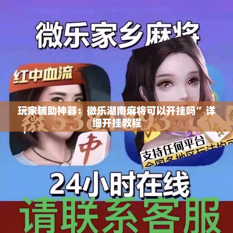 玩家辅助神器：微乐湖南麻将可以开挂吗	”详细开挂教程