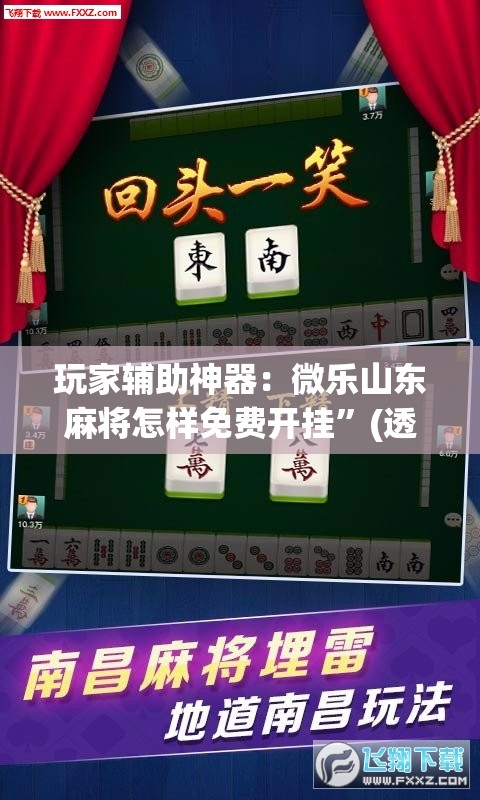 玩家辅助神器：微乐山东麻将怎样免费开挂”(透视)其实确实有挂