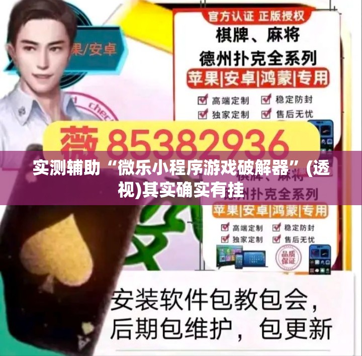 实测辅助“微乐小程序游戏破解器”(透视)其实确实有挂