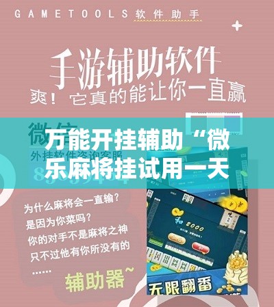 万能开挂辅助“微乐麻将挂试用一天”详细分享装挂步骤