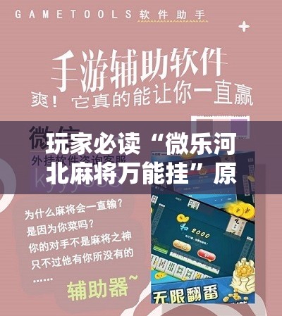 玩家必读“微乐河北麻将万能挂	”原来可以开挂