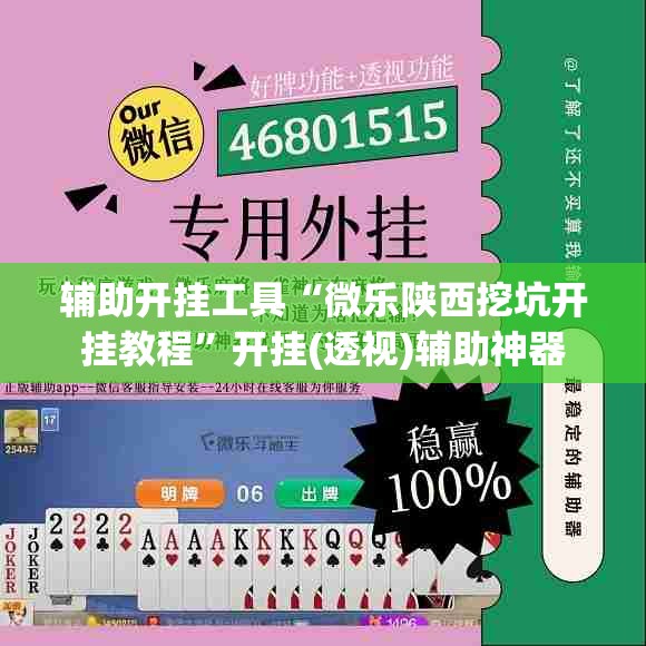 辅助开挂工具“微乐陕西挖坑开挂教程”开挂(透视)辅助神器