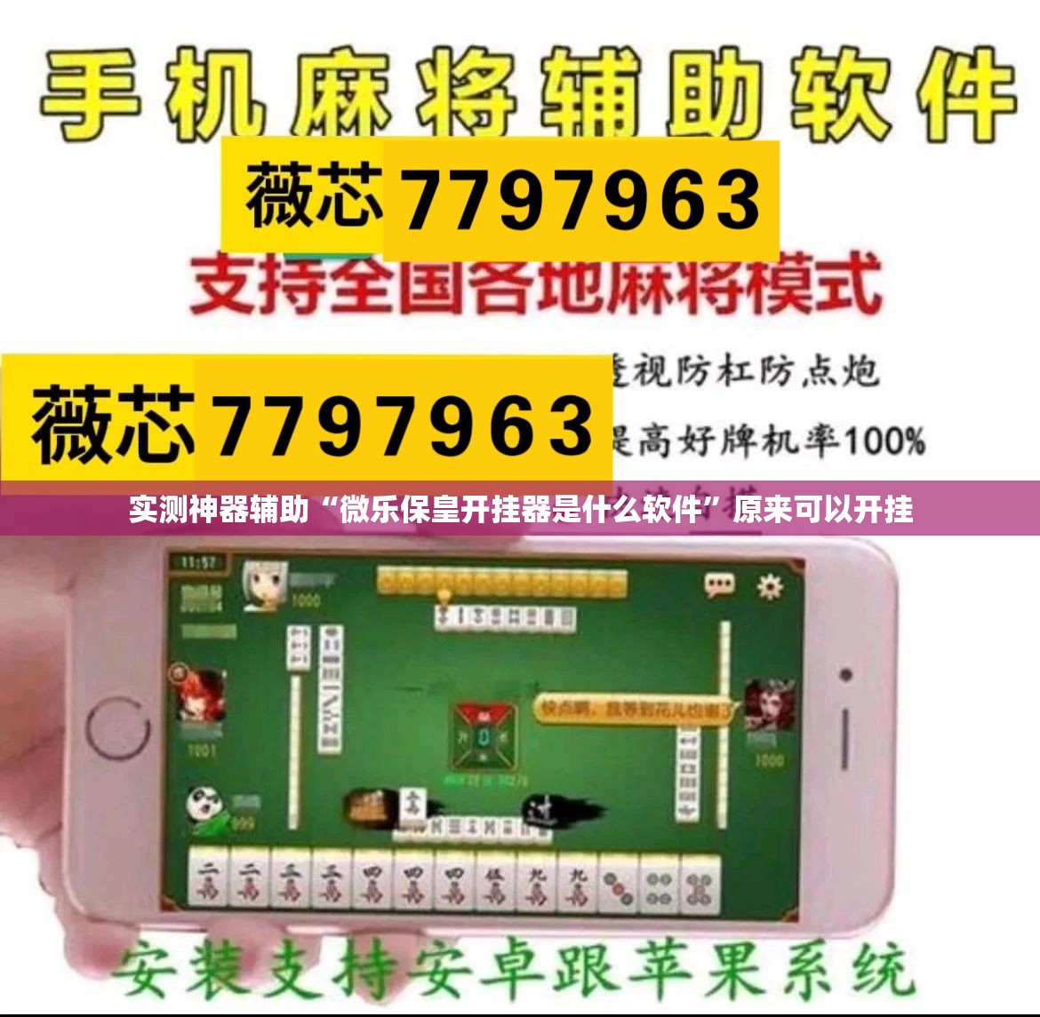 实测神器辅助“微乐保皇开挂器是什么软件”原来可以开挂
