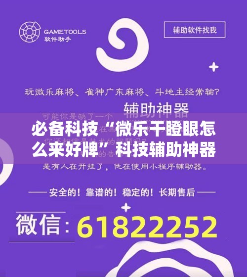 必备科技“微乐干瞪眼怎么来好牌”科技辅助神器手机版