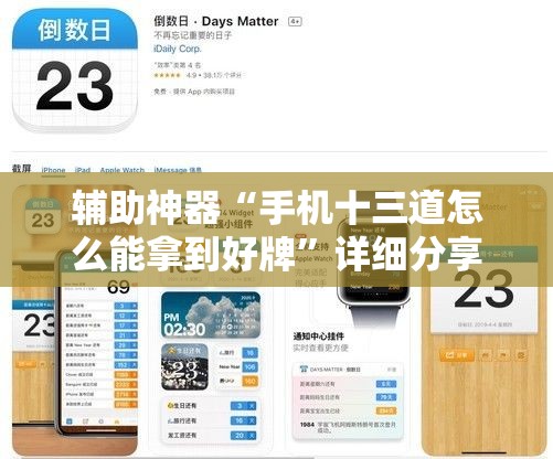 辅助神器“手机十三道怎么能拿到好牌”详细分享装挂步骤