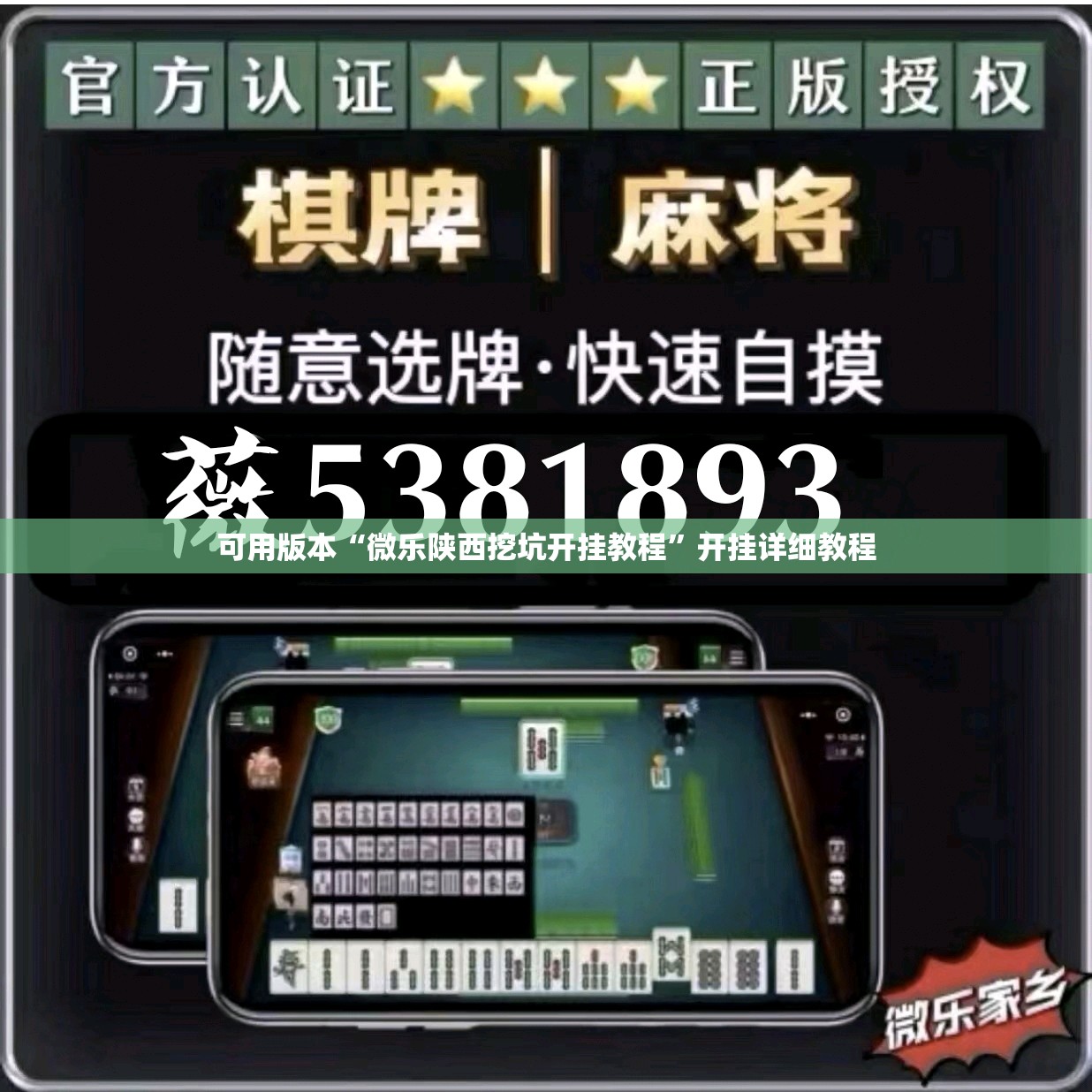 可用版本“微乐陕西挖坑开挂教程	”开挂详细教程