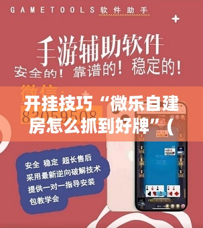 开挂技巧“微乐自建房怎么抓到好牌”(免费)开挂辅助教学(最新辅助开挂教程)