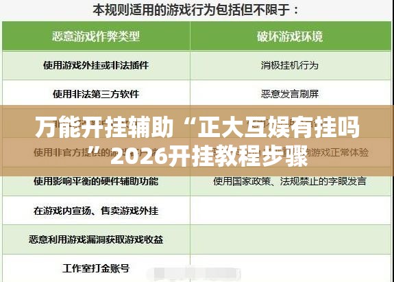 万能开挂辅助“正大互娱有挂吗”2026开挂教程步骤