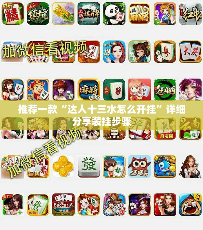 推荐一款“达人十三水怎么开挂”详细分享装挂步骤