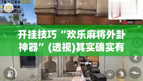 开挂技巧“欢乐麻将外卦神器”(透视)其实确实有挂