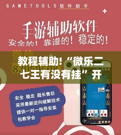 教程辅助!“微乐二七王有没有挂”开挂(透视)辅助教程