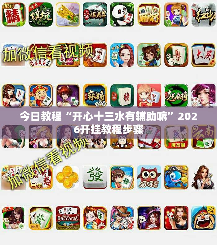 今日教程“开心十三水有辅助嘛”2026开挂教程步骤