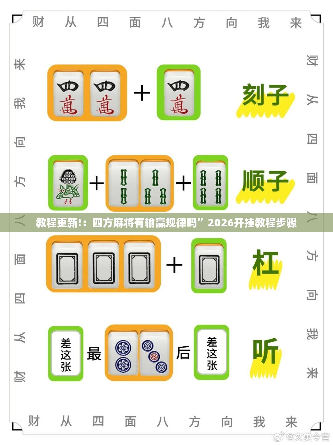 教程更新!：四方麻将有输赢规律吗	”2026开挂教程步骤