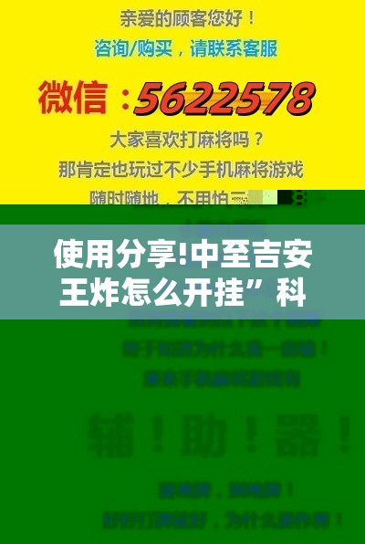 使用分享!中至吉安王炸怎么开挂”科技辅助神器手机版