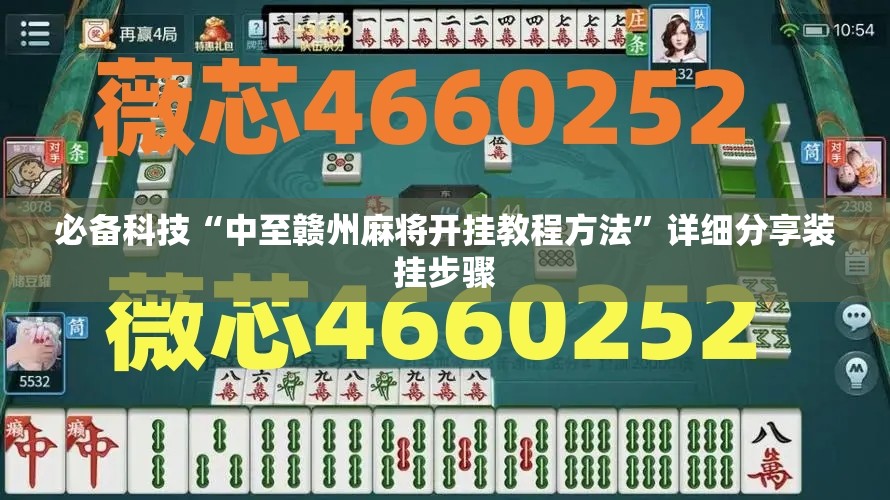 必备科技“中至赣州麻将开挂教程方法	”详细分享装挂步骤