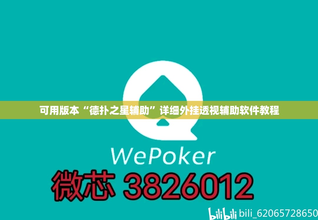 可用版本“德扑之星辅助	”详细外挂透视辅助软件教程