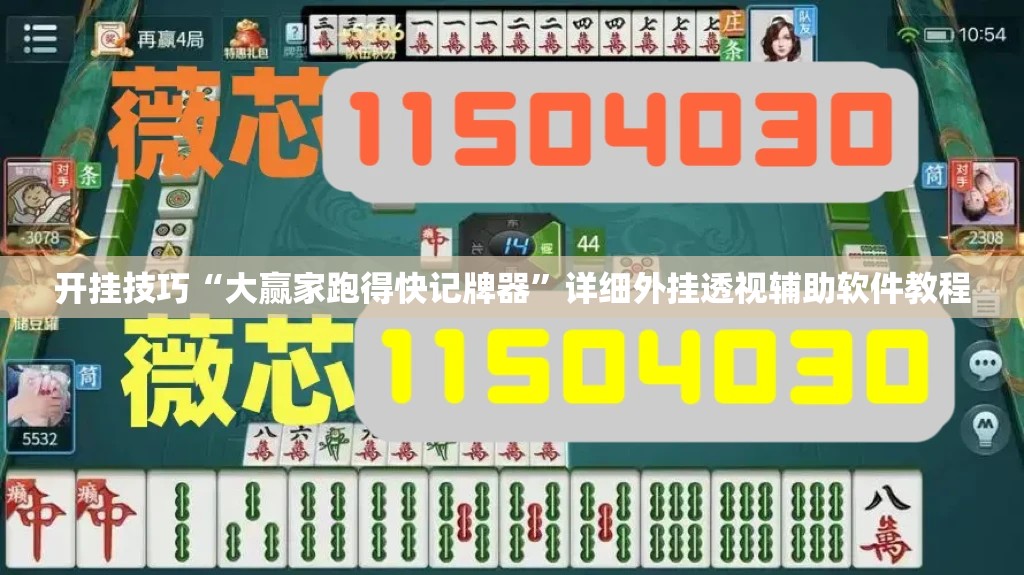 开挂技巧“大赢家跑得快记牌器”详细外挂透视辅助软件教程