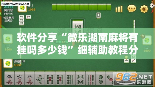 软件分享“微乐湖南麻将有挂吗多少钱	”细辅助教程分享