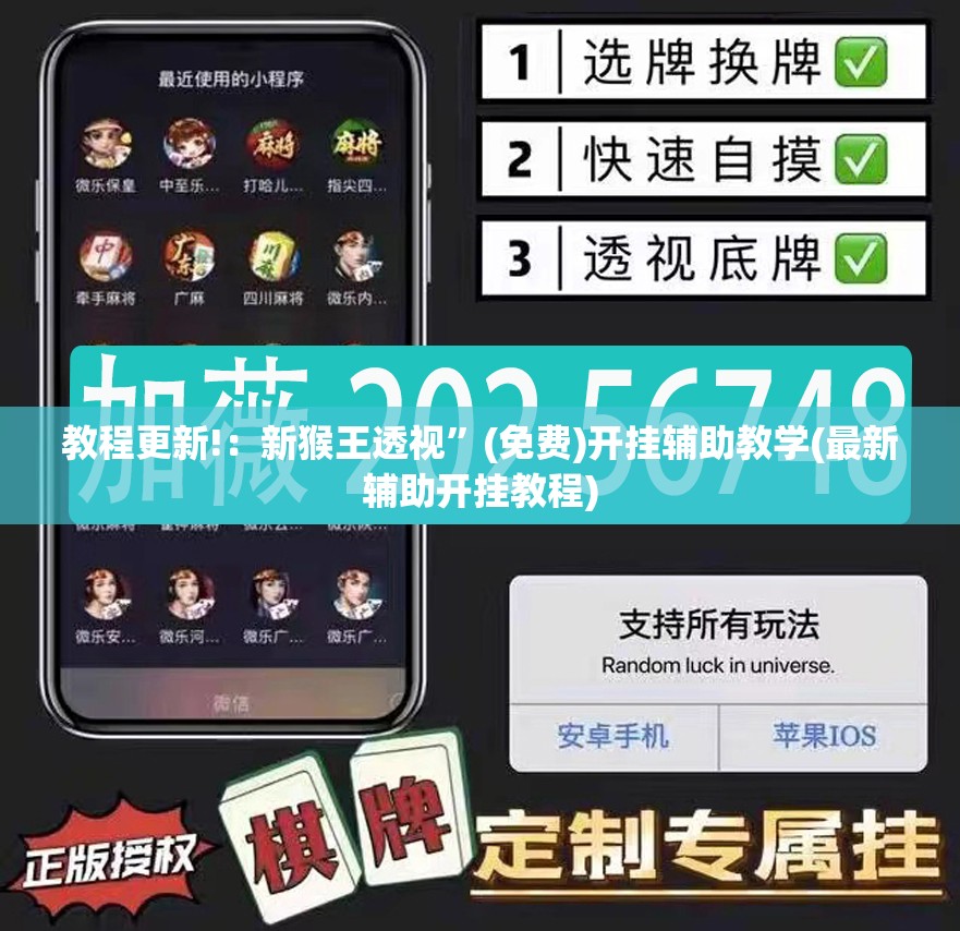教程更新!：新猴王透视”(免费)开挂辅助教学(最新辅助开挂教程)