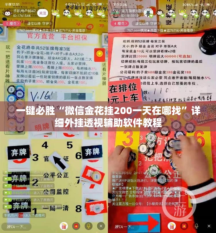 一键必胜“微信金花挂200一天在哪找”详细外挂透视辅助软件教程