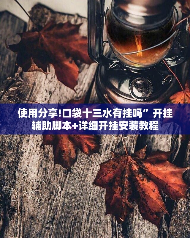 使用分享!口袋十三水有挂吗”开挂辅助脚本+详细开挂安装教程