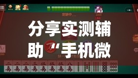 分享实测辅助“手机微乐麻将怎么才能赢”开挂(透视)辅助神器